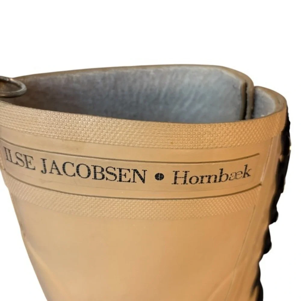 Ilse Jacobsen Hornbaek Women's Rubber Lace-Up Boots,‎ Chic Rain Boots 38/7.5